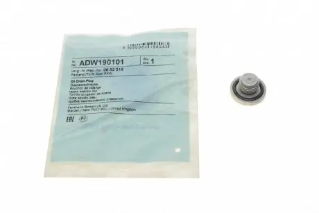 Резьбовая пробка, масляный поддон Blue Print ADW190101