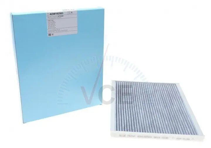 Фильтр, воздух во внутреннем пространстве Blue Print ADW192503 (фото 1)