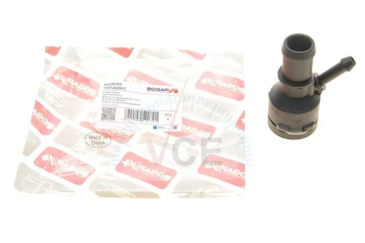 Фото 1 - Фланец системы охлаждения vw caddy iii 1.2 tsi/1.4 04-15 BOGAP A4230103 Фланец системы охлаждения vw caddy iii 1.2 tsi/1.4 04-15 BOGAP A4230103 (фото 1)