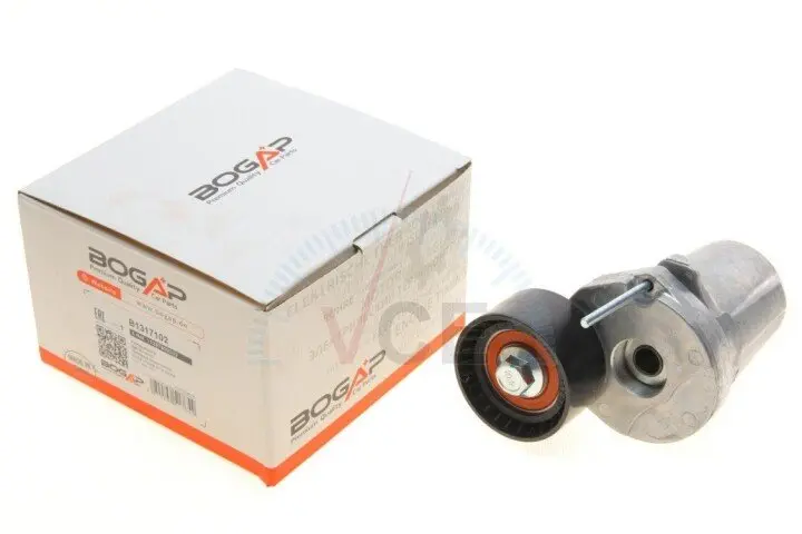 Фото 1 - Натяжник ремня генератора bmw 1 (e81/82/87/88)/3 (e90/91/92/93)/5 (e60/61)/x3 (e83) 2.0d/3.0d 04- BOGAP B1317102 Натяжник ремня генератора bmw 1 (e81/82/87/88)/3 (e90/91/92/93)/5 (e60/61)/x3 (e83) 2.0d/3.0d 04- BOGAP B1317102 (фото 1)