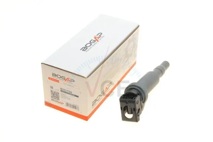 Катушка зажигания bmw 3 (e90)/5 (e60)/7 (e65/e66/e67) 04-11 n52 BOGAP B1511104 (фото 1)
