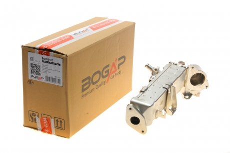 Радиатор рециркуляции вг с клапаном BOGAP B6320103 (фото 1)