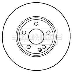 Тормозные диски BORG & BECK BBD5268