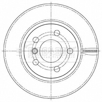 Тормозные диски BORG & BECK BBD5494