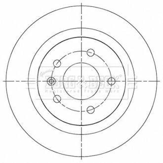 Тормозные диски BORG & BECK BBD5501