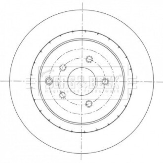 Тормозной диск BORG & BECK BBD6094S