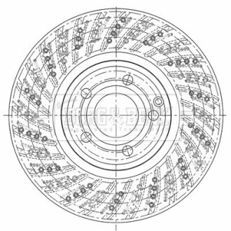 Тормозные диски BORG & BECK BBD6116S