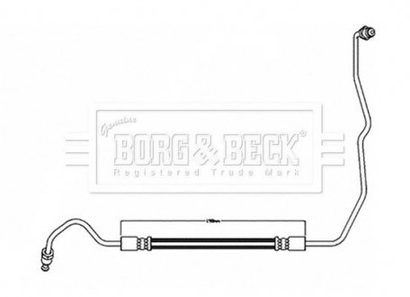 Тормозной шланг rear rh BORG & BECK BBH8597