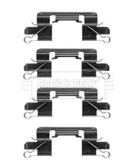 Ремкомплект тормозных колодок BORG & BECK BBK1397
