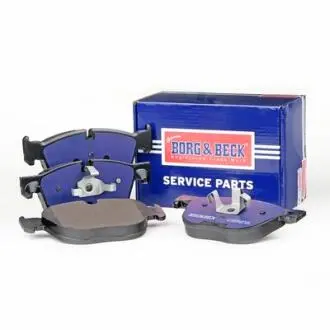 Комплект тормозных колодок, дисковый тормоз BORG & BECK BBP2066