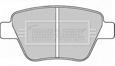 Комплект гальмівних колодок, дискове гальмо BORG & BECK BBP2242