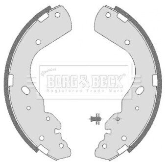 Тормозные колодки барабанные задние BORG & BECK BBS6323