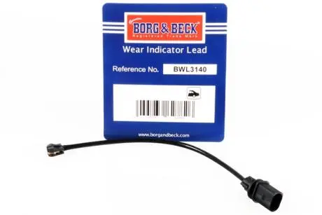Сигнализатор, износ тормозных колодок BORG & BECK BWL3140