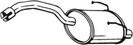 Глушитель выхлопных газов (конечный) BOSAL 148355