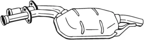 Глушитель системы выпуска (средний) BOSAL 175005