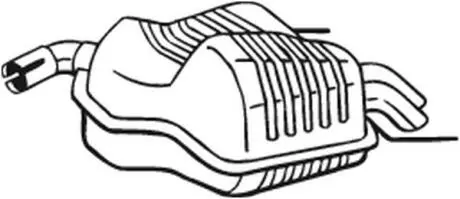 Глушитель выхлопных газов конечный BOSAL 215-003