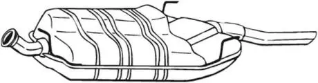Глушитель выхлопных газов конечный BOSAL 215-831