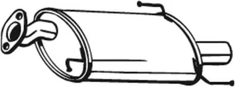Глушник вихлопних газів кінцевий BOSAL 219-011