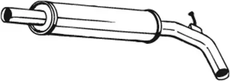 Глушитель системы выпуска (средний) BOSAL 227461