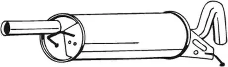 Глушитель выхлопных газов BOSAL 233-117