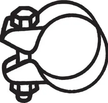 Клемма, система выпуска BOSAL 250351