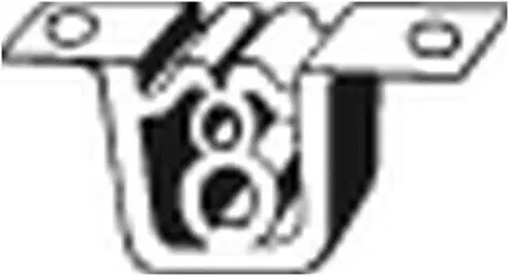 Резиновые полоски, система выпуска BOSAL 255-077