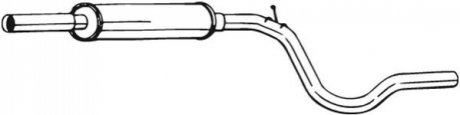 Середній глушник вихлопних газів BOSAL 279-119