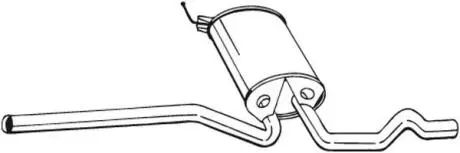 Глушитель выхлопных газов BOSAL 282-703