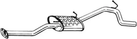 Глушник вихлопних газів кінцевий BOSAL 283-455