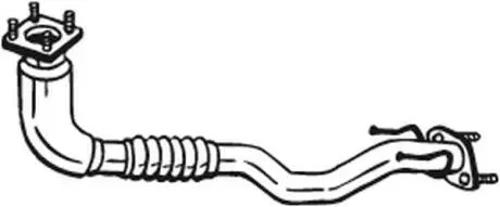 Труба выхлопного газа BOSAL 750-247