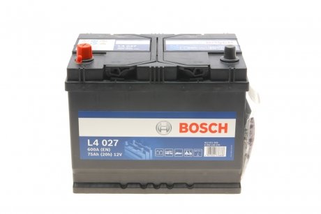 Акумуляторна батарея 75а BOSCH 0 092 L40 270 (фото 1)