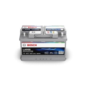 Аккумуляторная батарея 80Ah/800A (315x175x190/+R/B13) (Dual Purpose AGM) BOSCH 0 092 LA0 090