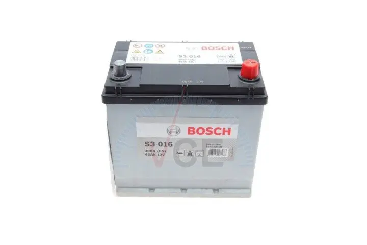 Аккумулятор 45Ah-12v EN300 S3, R BOSCH 0 092 S30 160 (фото 1)