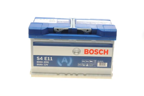 Аккумулятор 80Ah-12v EN800 S4E, R BOSCH 0 092 S4E 111