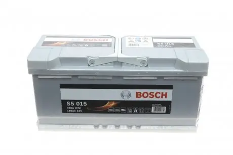Аккумулятор 110Ah-12v EN920 S5015, R BOSCH 0 092 S50 150