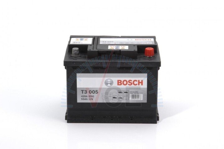 Акумулятор 55Ah-12v EN420 BOSCH 0092T30050 (фото 1)