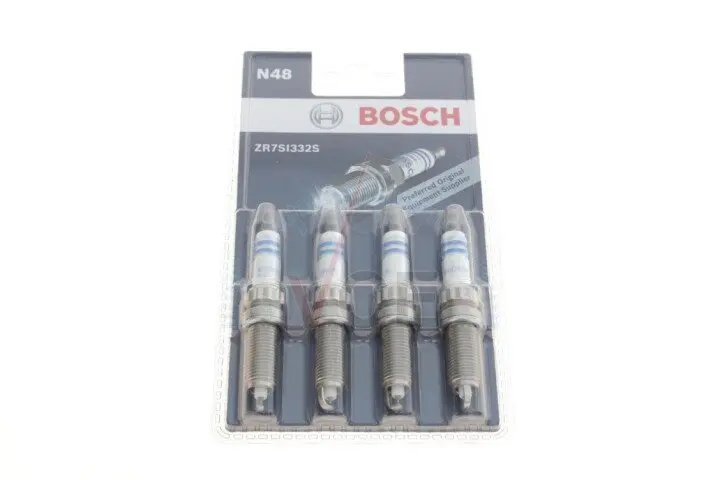 Свеча зажигания (к-кт 4шт) Citroen С3.С4/Peugeot 207/208 1.4/1.6i 07-/Mini 1.6 (N14/N18) 06-14 BOSCH 0242135812 (фото 1)