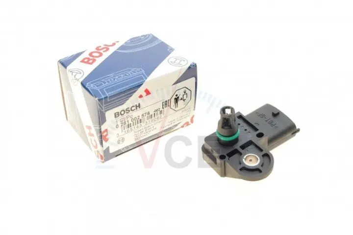 Фото 1 - Датчик, тиск наддуву; датчик, тиск наддуву BOSCH 0 281 002 576 Датчик, тиск наддуву; датчик, тиск наддуву BOSCH 0 281 002 576 (фото 1)