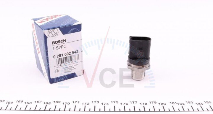 Датчик, давление подачи топлива BOSCH 0 281 002 942 (фото 1)