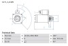 Стартер BOSCH 0986016660 (фото 1)