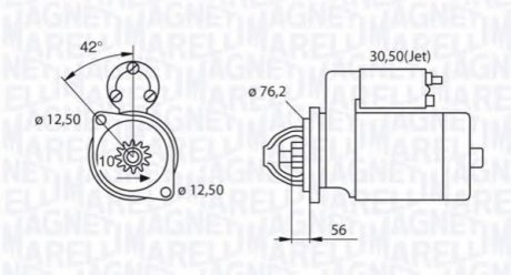 Стартер BOSCH 0 986 017 460