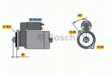 Стартер BOSCH 0 986 020 780