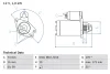 Стартер mazda 2 1,3 07- regenerowany BOSCH 0986025290 (фото 1)