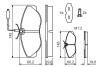 Комплект тормозных колодок, дисковый тормоз BOSCH 0 986 424 030 (фото 5)