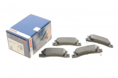 Комплект гальмівних колодок, дискове гальмо BOSCH 0 986 424 383