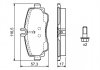 Комплект тормозных колодок, дисковый тормоз BOSCH 0 986 424 470 (фото 2)