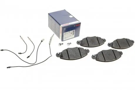 Комплект гальмівних колодок, дисковий гальмо BOSCH 0 986 424 581