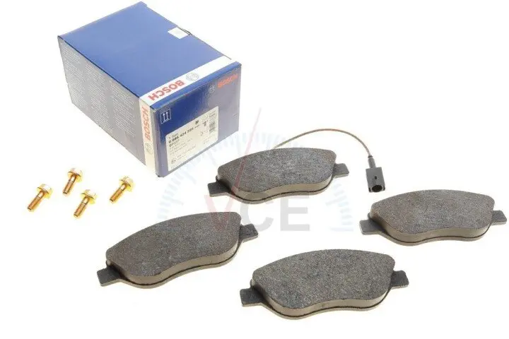 Комплект тормозных колодок, дисковый тормоз BOSCH 0 986 424 595 (фото 1)