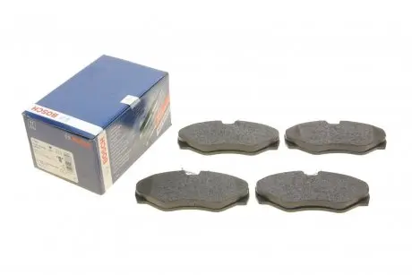 Комплект тормозных колодок, дисковый тормоз BOSCH 0 986 424 636