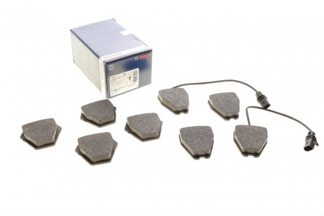 Комплект тормозных колодок, дисковый тормоз BOSCH 0 986 424 690 (фото 1)